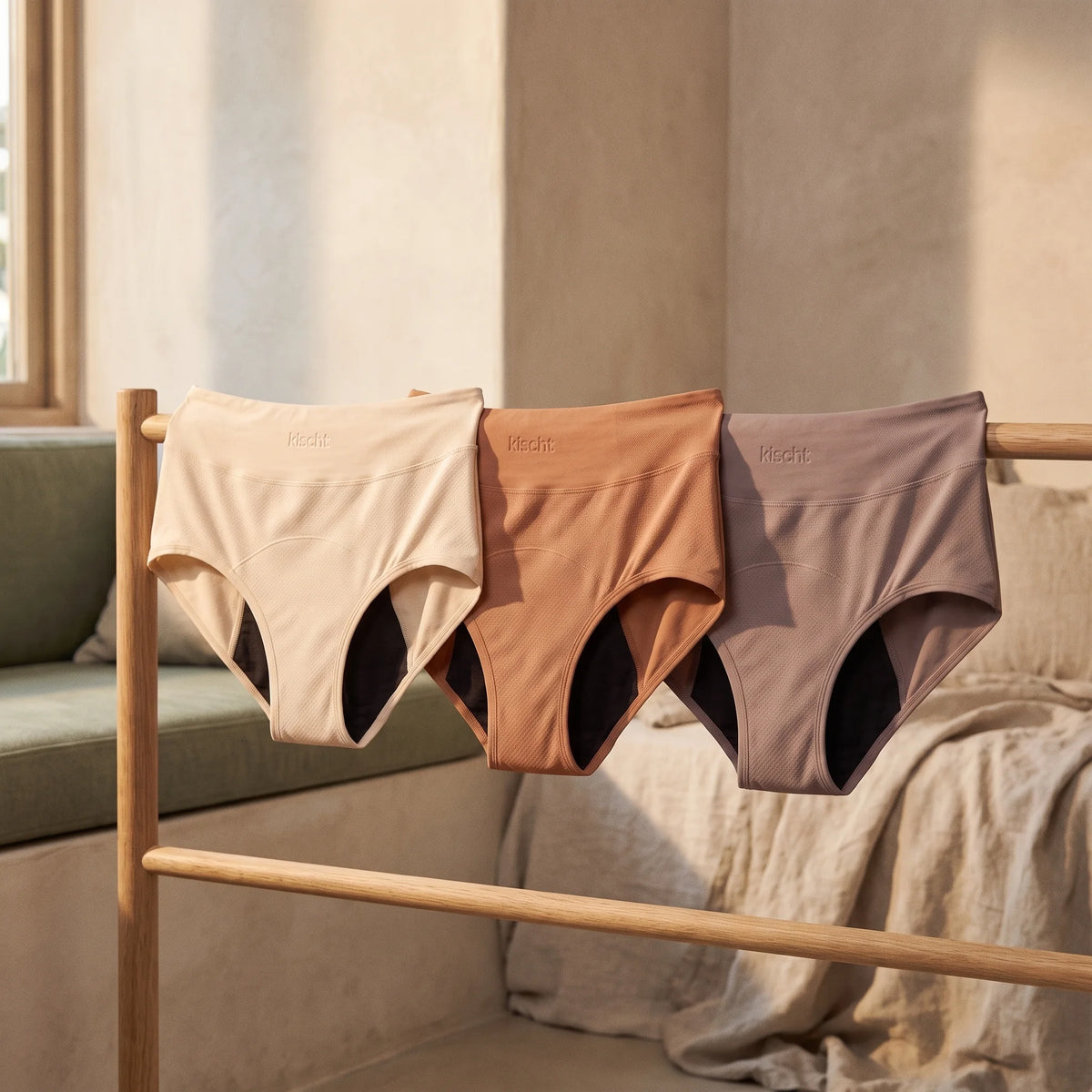 Kischt (3-Pack) The Earth Trio Period Underwear