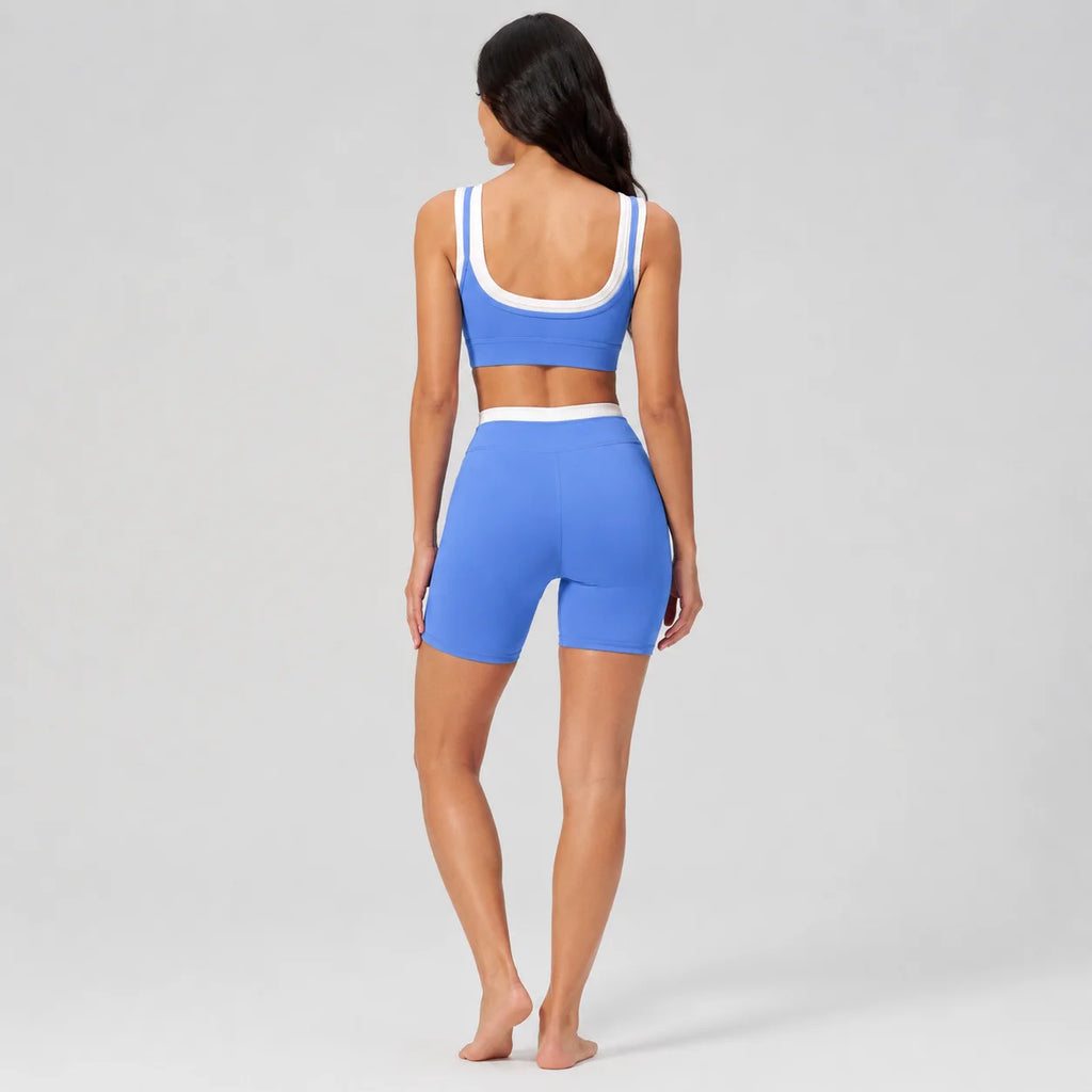 Marine Blue Veyra Yoga Set