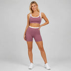 Rose Purple Veyra Yoga Set