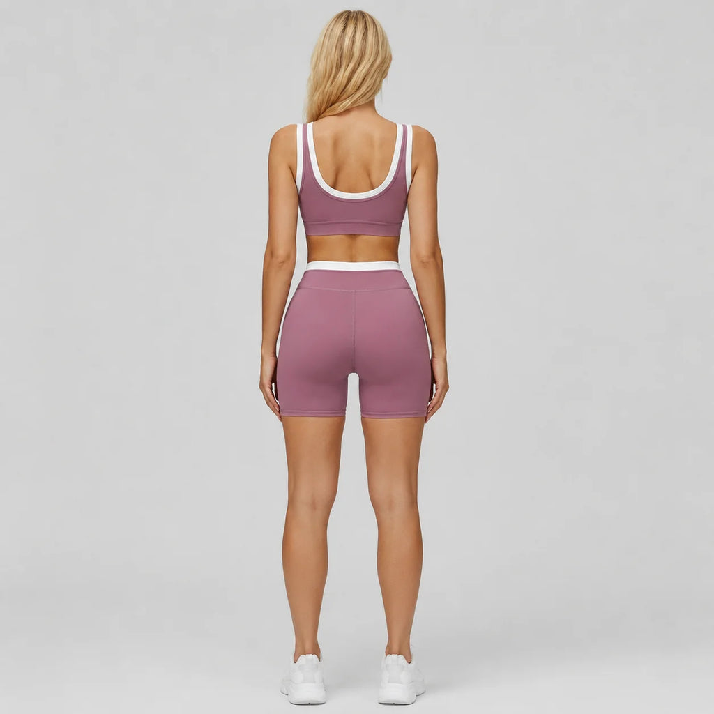 Rose Purple Veyra Yoga Set