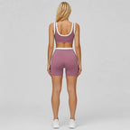 Rose Purple Veyra Yoga Set