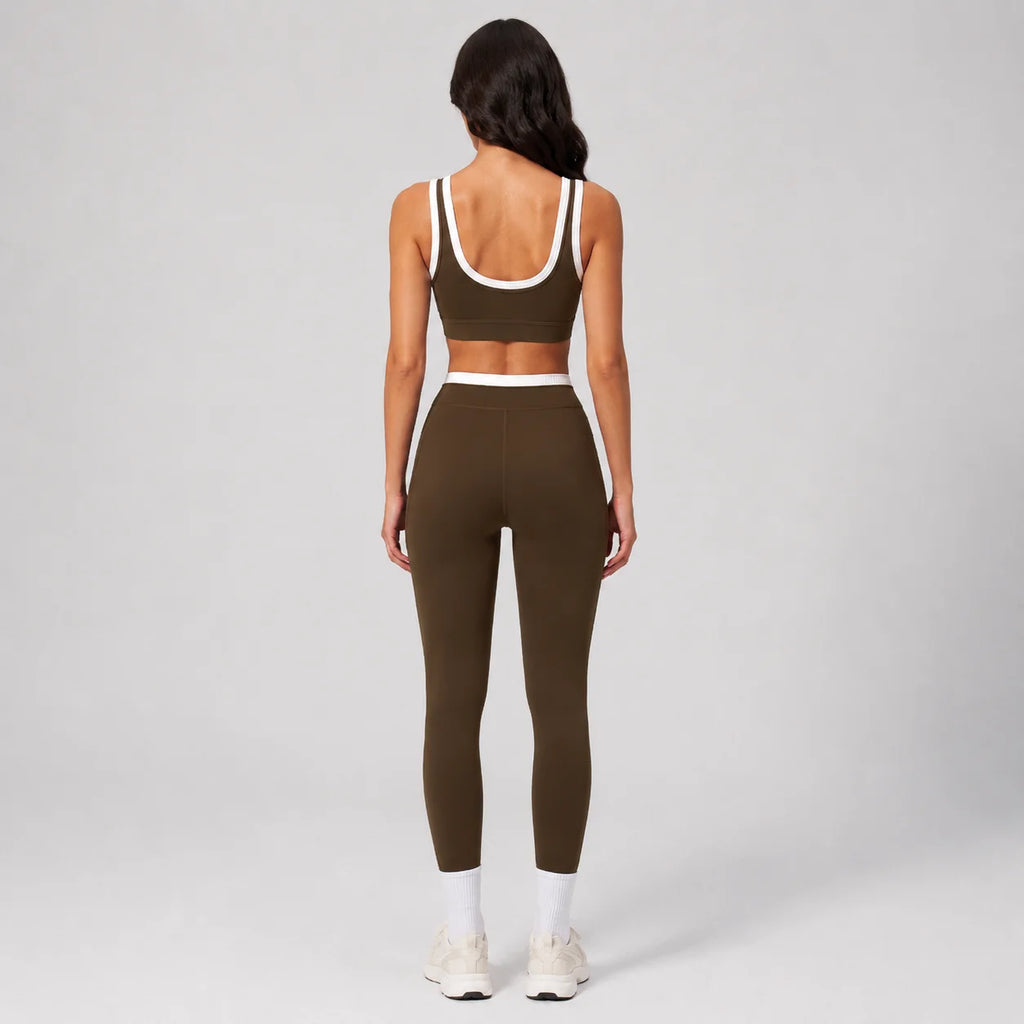 Mocha Veyra Leggings Yoga Set