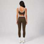 Mocha Veyra Leggings Yoga Set