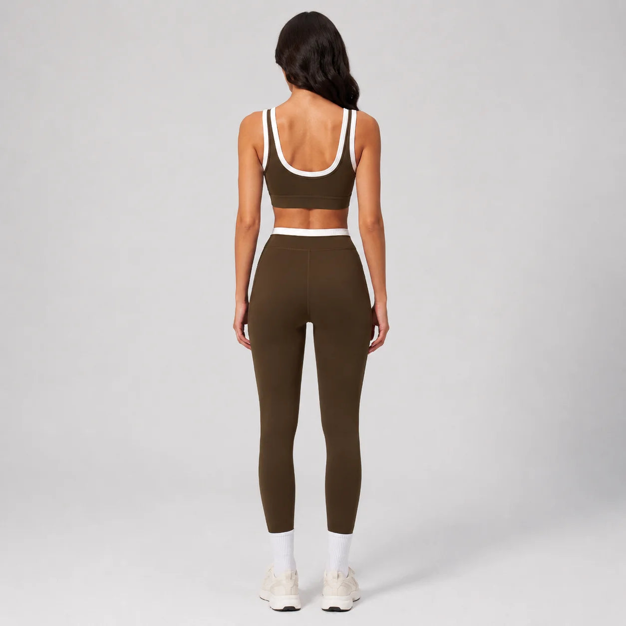 Mocha Veyra Leggings Yoga Set
