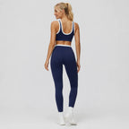 Navy Veyra Leggings Yoga Set