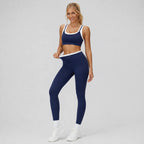 Navy Veyra Leggings Yoga Set