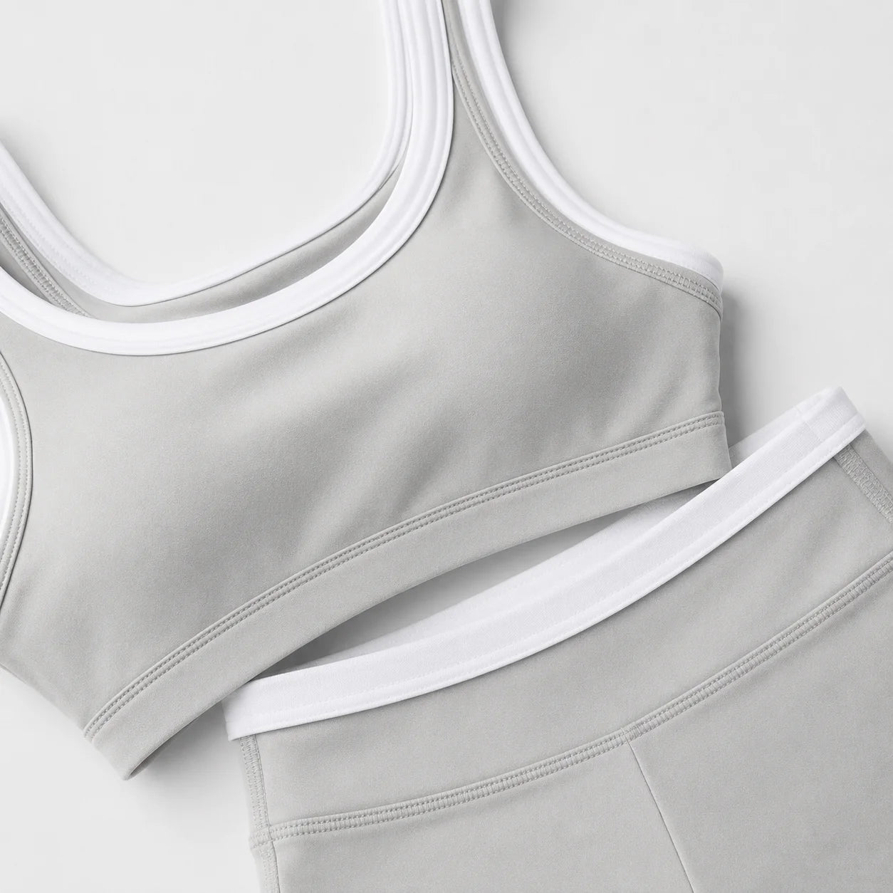 Heather Grey Veyra Leggings Yoga Set