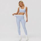 Baby Blue Veyra Leggings Yoga Set