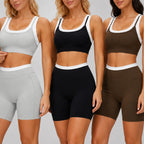 The Everyday Neutrals — 3-Set Bundle Mocha, Orchard Black, Heather Grey