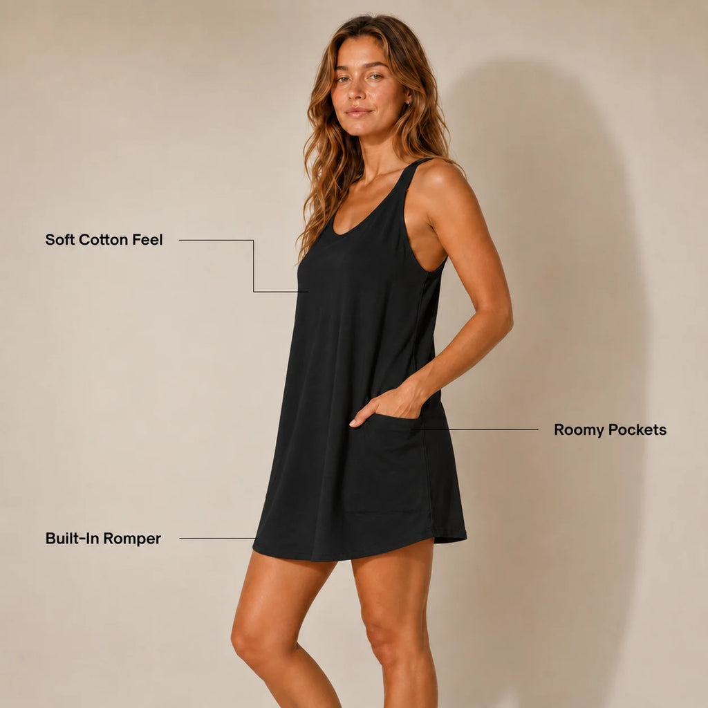 Roselle Mightnight Black Dress
