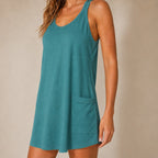 Roselle Ocean Teal Dress