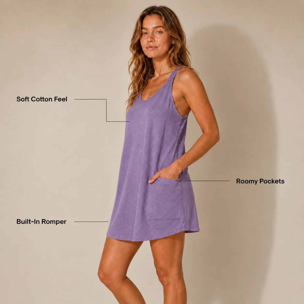Roselle Lavender Dress