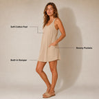 Roselle Oatly Beige Dress