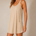 Roselle Oatly Beige Dress