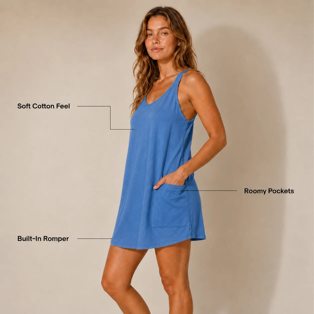 Roselle Ocean Blue Dress