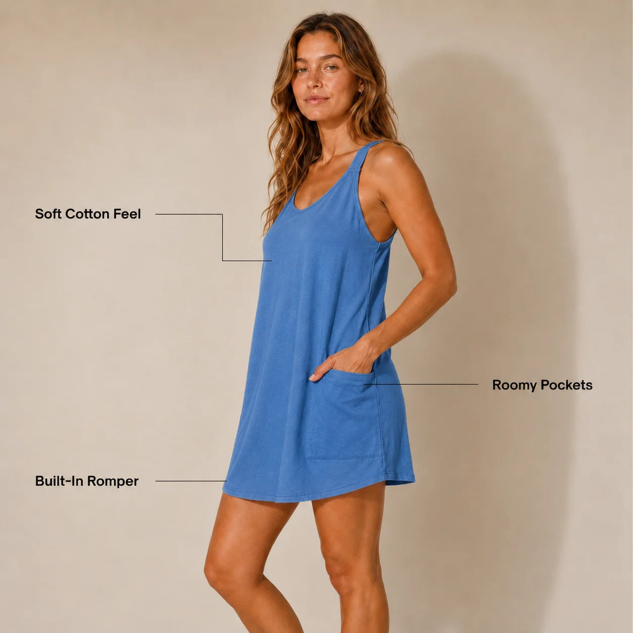 Roselle Ocean Blue Dress