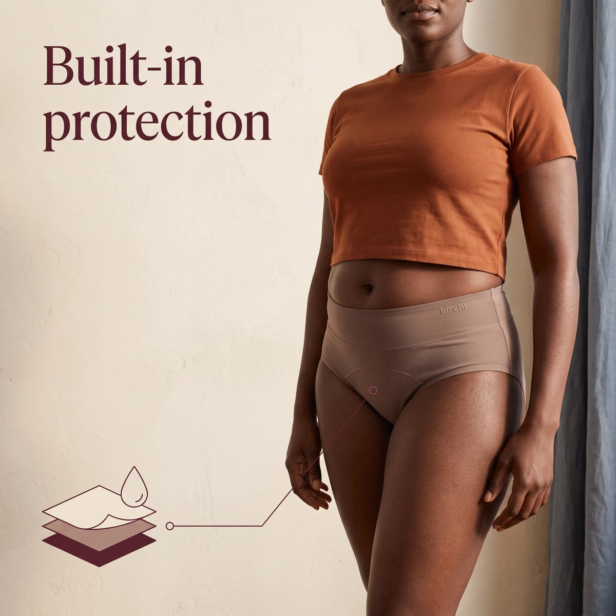 Kischt Crème Period Underwear