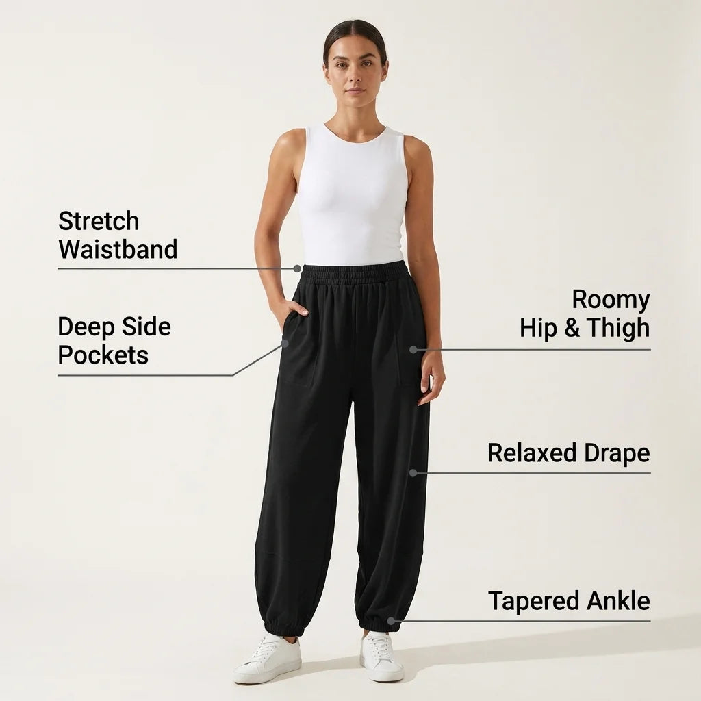 Black Mihara Pants