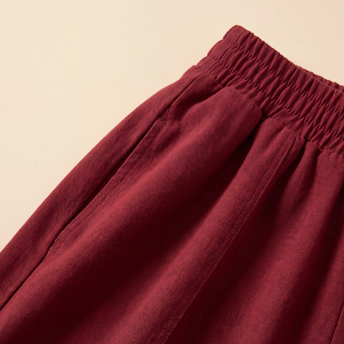 Deep Burgundy Mihara Pants