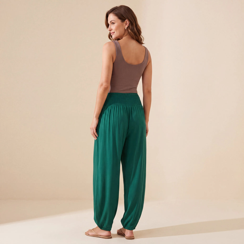 Emerald Green Mihara Pants