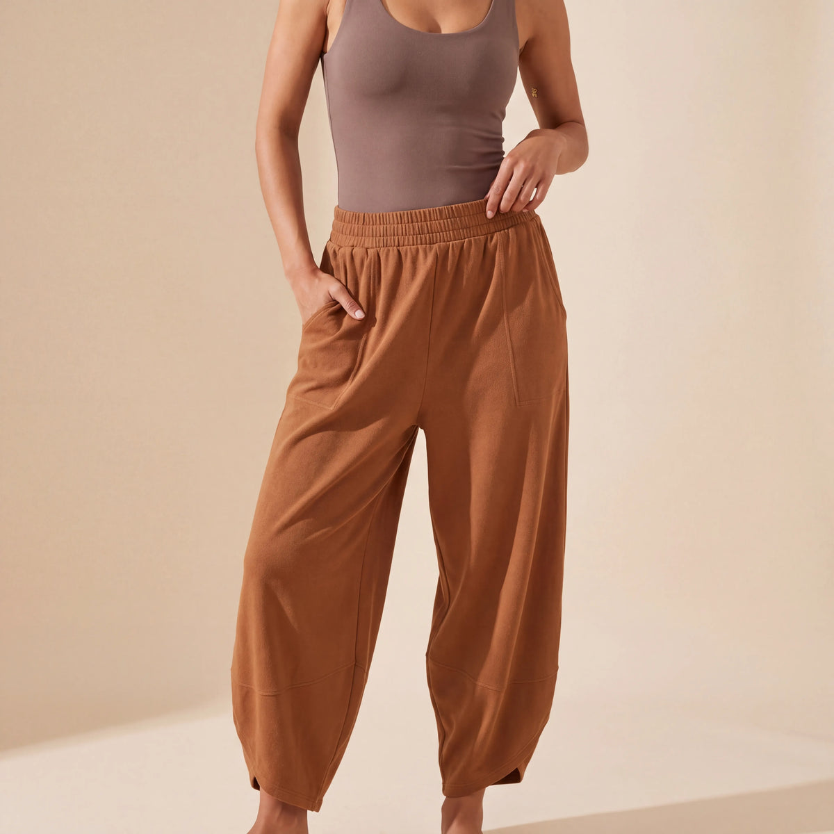 Caramel Brown Mihara Pants
