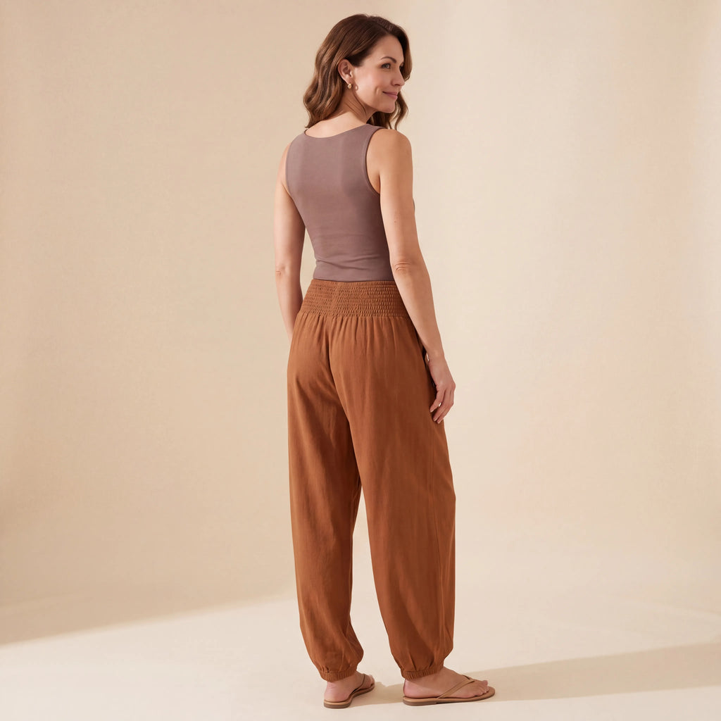 Caramel Brown Mihara Pants