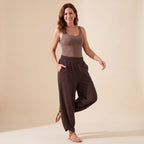 Bright Essentials - Soft Ivory, Buttercream, Vibrant Fuchsia, Emerald Green, Midnight Navy, Dark Chocolate Mihara Pants