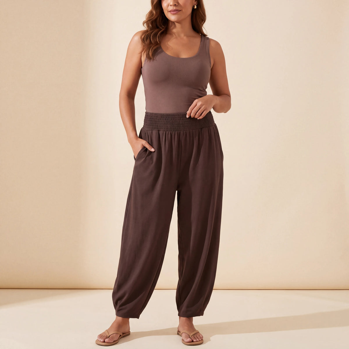 Dark Chocolate Mihara Pants